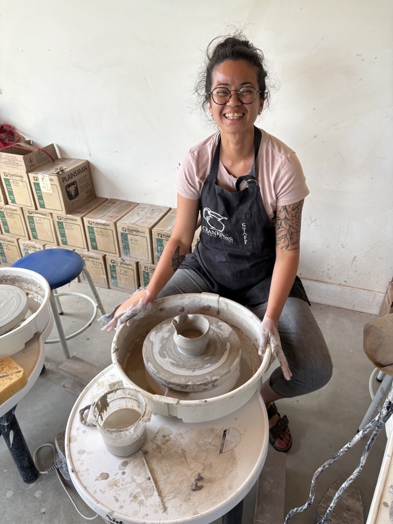 GenomeBC's tweet image. Teamwork Takes Shape — in Ceramics! 🌀🎨
This month, the Genome BC team swapped desks for clay and creativity. A fun, hands-on way to bond, recharge, and spark fresh ideas—one wobbly mug at a time.

#TeamGenomeBC #TeamBuildingDay #StaffWellness #CreativityAtWork #ScienceAndArt