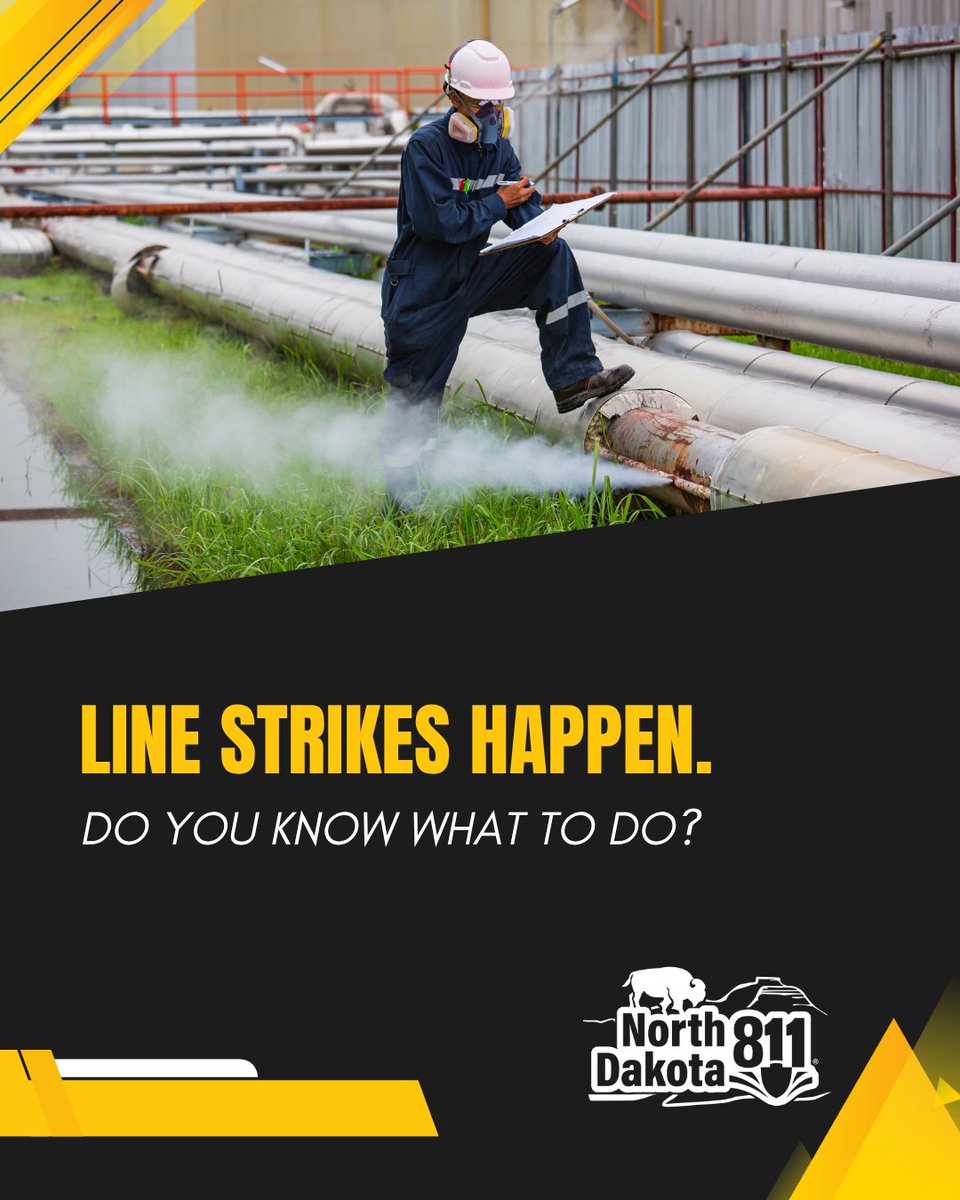 If you hit an underground utility line while digging,  never try to fix or cover up a strike. Immediately stop work and ensure everyone's safety. Safety comes first, always: be part of the solution, not another statistic.