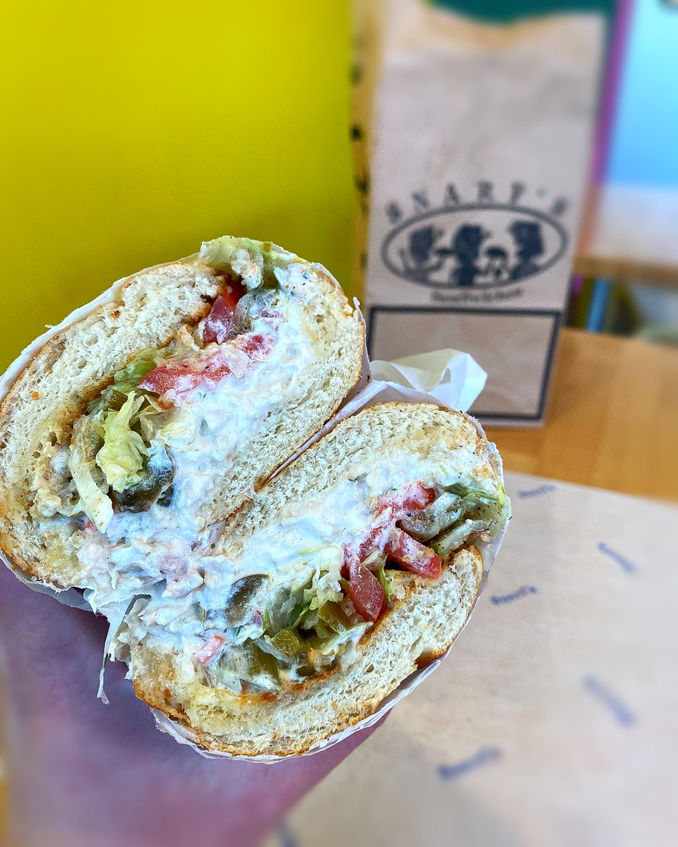 Chicken, salad, and a sandwich are amazing separately but even better together. Stop by and get your chicken salad sandwich today!