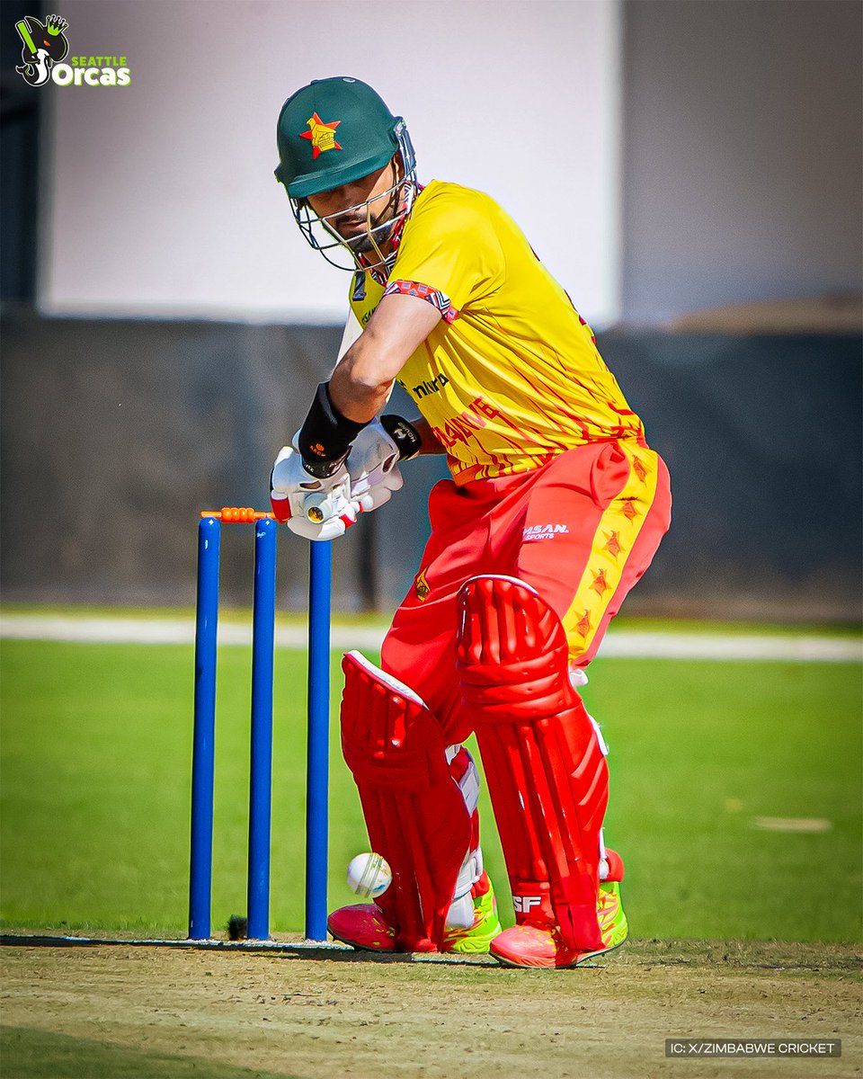 MLCSeattleOrcas's tweet image. Skipper Raza led from the front with an unbeaten 54 against the Proteas 💚

#SeattleOrcas #AmericasFavoriteCricketTeam #ZIMvSA #SikandarRaza | @SRazaB24