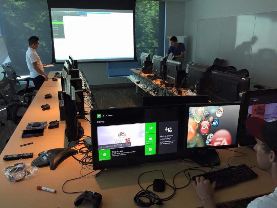 Major throwback from TEN years ago today 🤯

Playtesting NHL16 in Vancouver a few months before it released. The first year of the <a href="/EASPORTSNHL/">EA SPORTS NHL</a> Gamechanger program.