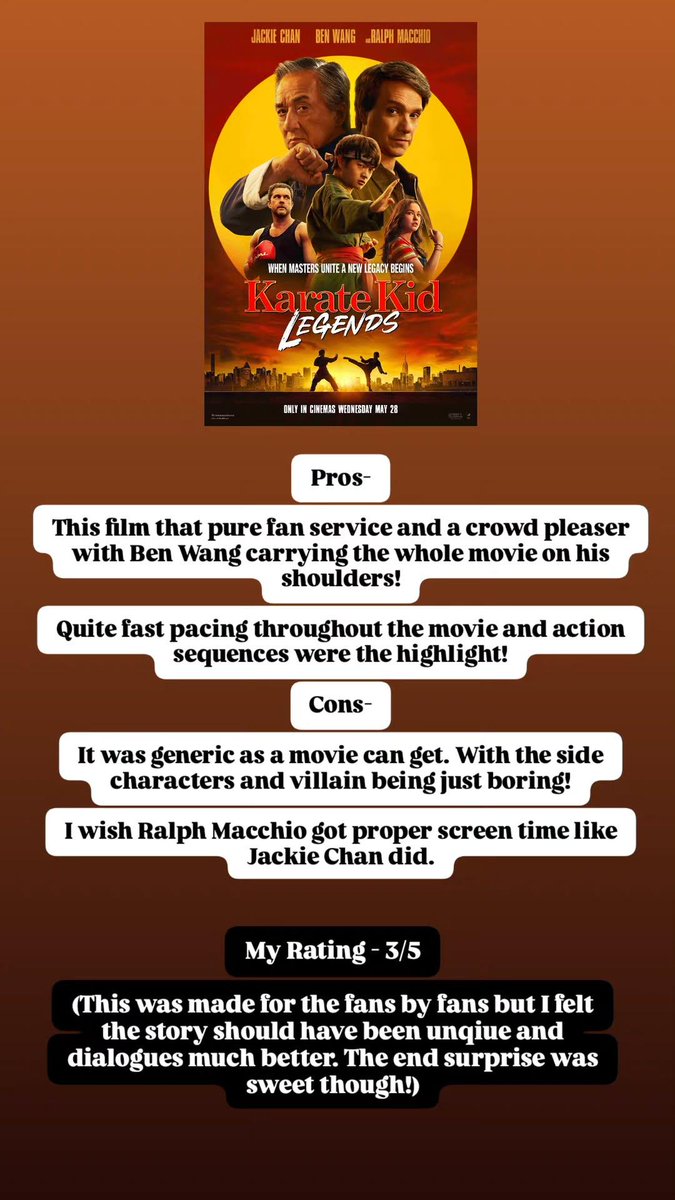 My Quick and Short Review of Karate Kid Legends #shamilmakeen #myreview #movie #moviereview #KarateKidLegends #karate #KarateKid #KarateKidLegendsreview