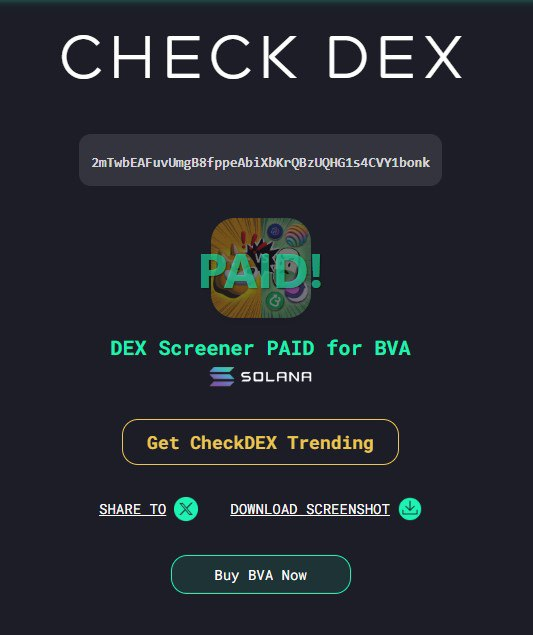 DEX Paid
Let's see how our community growing after this
solscan.io/tx/54uha9umvj6…
