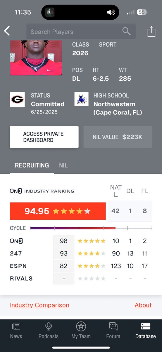 JamesJohnson_52's tweet image. Blessed to say I have received my 5th⭐️ #AGTG✝️ @Rivals