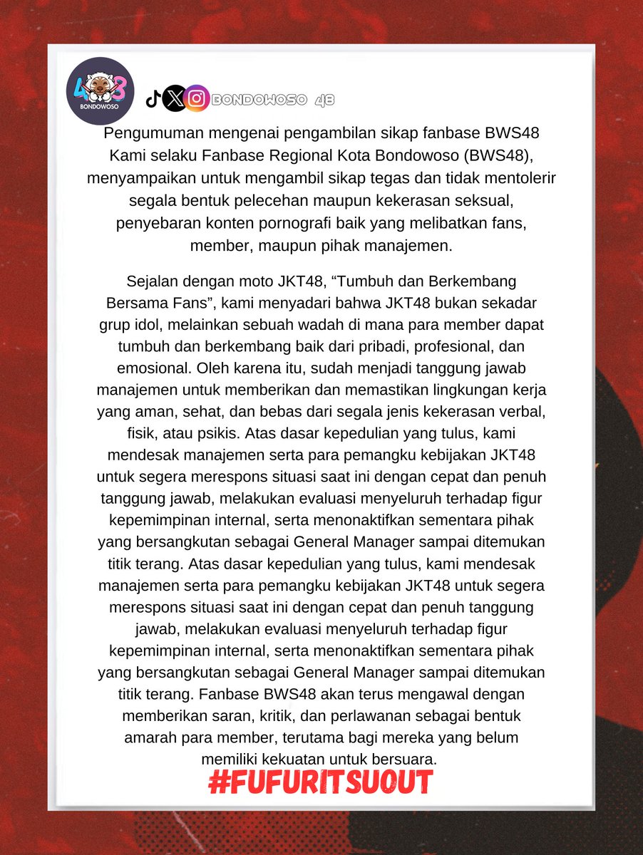 Kami melawan bukan tanpa alasan

#FufuritzuOut