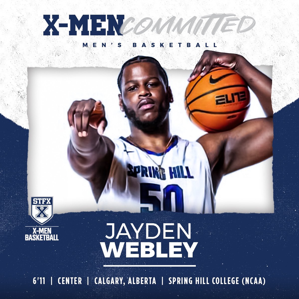 Coach Vernon and X-Men Basketball are excited to announce the commitment of 6’11 Center 
Jayden Webley for the 2025-26 season‼️

🙅‍♂️

#goxgo #xmenbasketball #recruit #committed