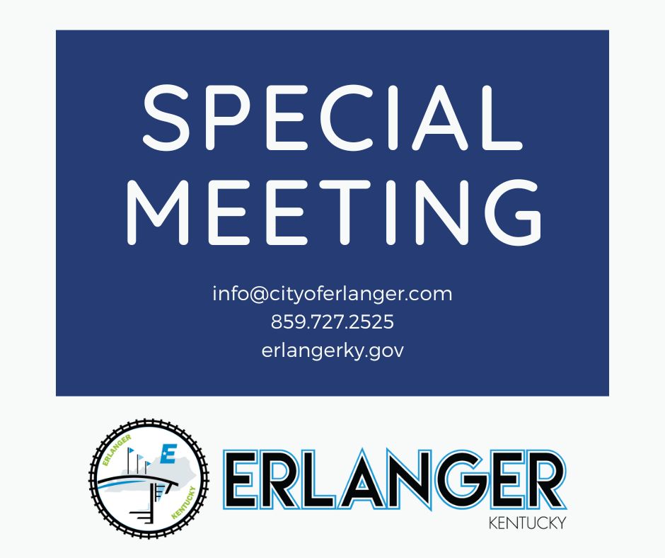 The City of Erlanger will hold a Special Meeting for the City Beautification Task Force on July 15, 2025 at the Erlanger City Building located at 505 Commonwealth Avenue. The Special Meeting will begin at 5:00 p.m. Agenda can be found here: buff.ly/w9uqxZ3
