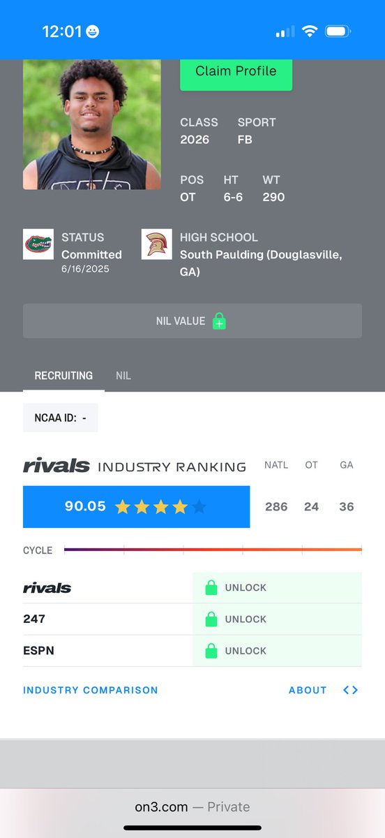 TChukuyem's tweet image. Thankful 🙏
@coach_bnapier @CoachRobSale @Coach_Allen5 @Coachkdantzler @RyanBurnsMN @247Sports @On3sports @On3Recruits @NwGaFootball @NEGARecruits @adamgorney @JohnGarcia_Jr @Rivals @RivalsCamp @GregSmithRivals @JeremyO_Johnson @RustyMansell_ @ChadSimmons_ @Coach_Lock