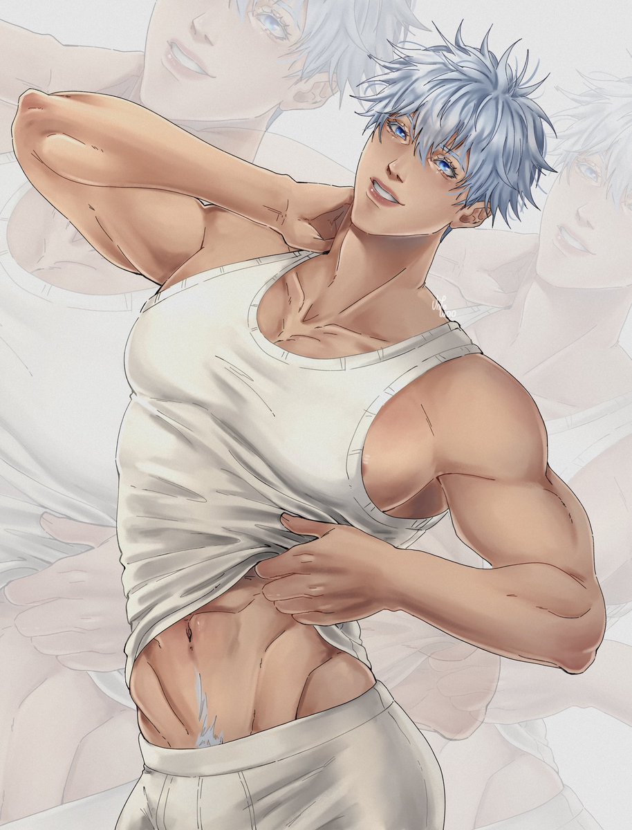 Gojo in underwear slay 🫡
#JujustuKaisen #GojoSatoru