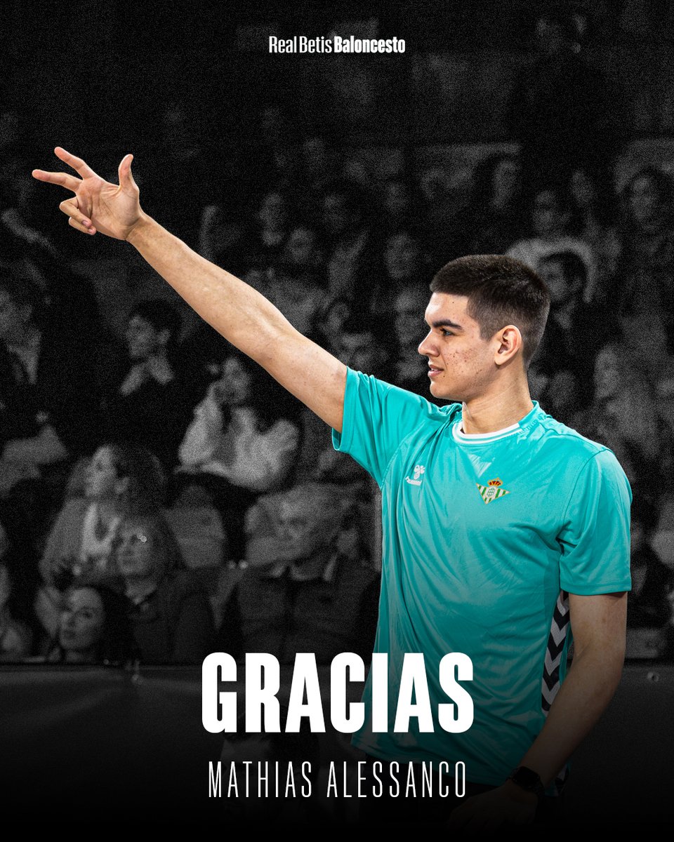 BaloncestoSev's tweet image. Creció con nosotros, trabajó cada día con humildad, y ha sido ejemplo de compromiso y trabajo diario junto al primer equipo 💪
Mathi pone rumbo a Estados Unidos tras cerrar su etapa en el club 💚
Gracias por tu entrega, suerte en lo que viene.