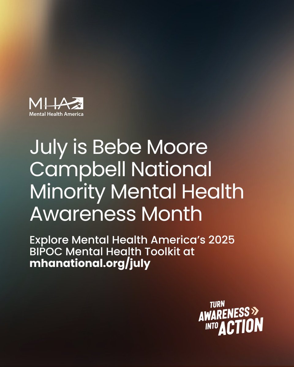 NeonatalNurses's tweet image. Mental health isn’t just about what’s going on inside. It’s also shaped by how we’re treated, what we have access to, and what’s expected of us. For BIPOC communities, these factors can have an even bigger impact on mental health.
Learn more at mhanational.org/bipoc.