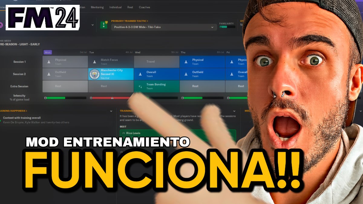Este MOD CAMBIA por completo el ENTRENAMIENTO en FM24.

Link abajo ⬇️⬇️