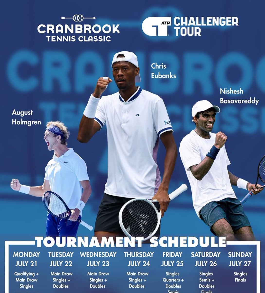Starting next week, I’ll be on the road for three straight weeks broadcasting tennis. I’ll begin at Cranbrook then off to Chicago and then to Lexington, Kentucky. I’m excited to be out there for the <a href="/usta/">USTA</a> and <a href="/ATPChallenger/">ATP Challenger Tour</a>.