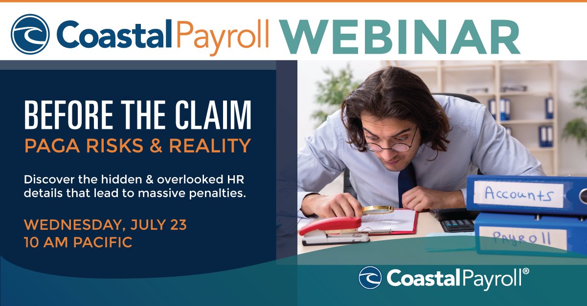 HR strategy is serious business, especially for employers in California. Join us for a webinar that looks at the risks and realities around PAGA claims. Register on Zoom: na2.hubs.ly/y0tvHV0