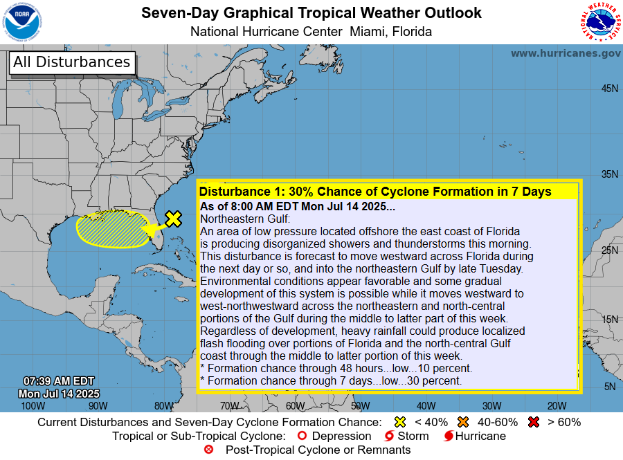 NCCO_DE_Skywarn's tweet image. A quick look at the forecast... Remember now is the time to prepare as we slowly close in to the heart of the hurricane season !!! #Hurricanes #tropics #storms