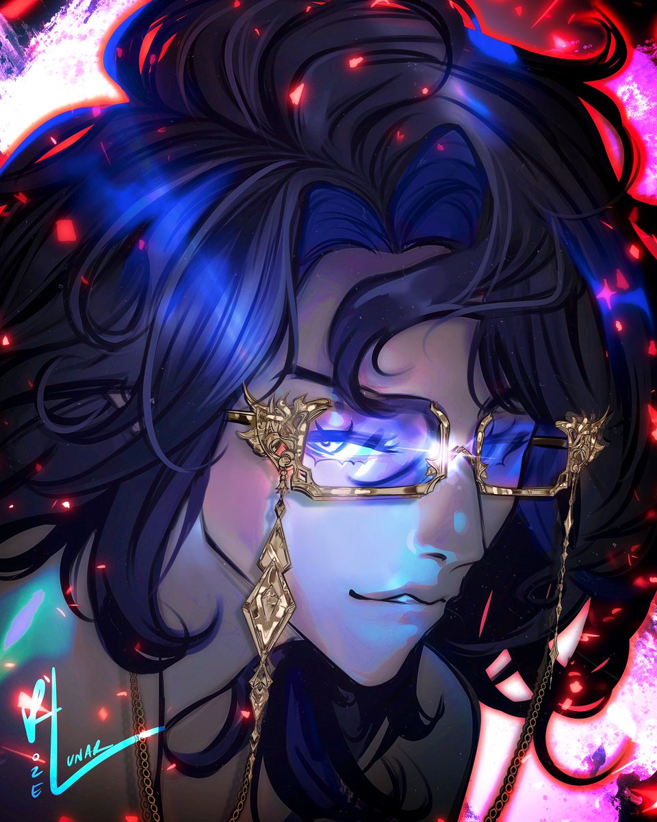 Cleaned him up a lil ^.^ #Pantalone #Genshifanart #fatuiharbingers