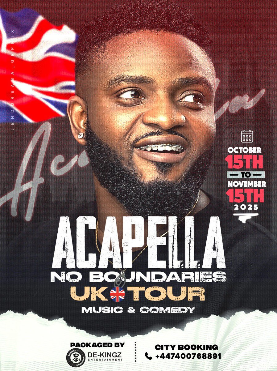 iamacapella's tweet image. United-Kingdom This October-November
We Go All Out!
No Boundaries 🇬🇧🇬🇧🇬🇧
