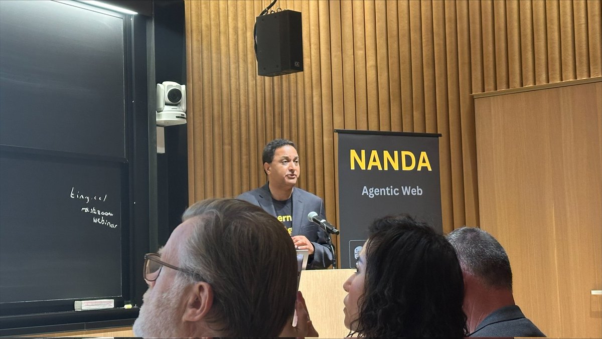 Project NANDA Decentralized AI Summit at <a href="/MIT/">Massachusetts Institute of Technology (MIT)</a> <a href="/medialab/">MIT Media Lab</a>. Privacy, Trust, Coordination &amp; Decentralization talks are red hot. Data leakage thru interactions is also a prominent topic of discussion.

Will summarize later tonight.