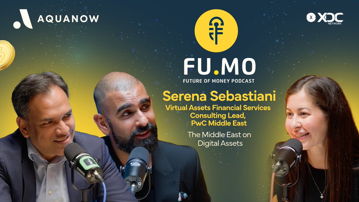 FUMO: Future Of Money Podcast (@fumo_podcast) on Twitter photo 🚨 Stablecoins, crypto rules & why the UAE leads digital finance <a href="/ronitA380/">Ronit Ghose</a>, <a href="/FinTechGuyDubai/">Gaurav Dhar</a> & Serena from PwC break it down:
YouTube: youtu.be/UuYWqnYxqc4
Spotify:open.spotify.com/episode/14vzK0…
Apple: shorturl.at/02SMz
#FUMO #Crypto #Fintech #Stablecoins #Web3 #UAE #PwC 🚨 Stablecoins, crypto rules & why the UAE leads digital finance <a href="/ronitA380/">Ronit Ghose</a>, <a href="/FinTechGuyDubai/">Gaurav Dhar</a> & Serena from PwC break it down:
YouTube: youtu.be/UuYWqnYxqc4
Spotify:open.spotify.com/episode/14vzK0…
Apple: shorturl.at/02SMz
#FUMO #Crypto #Fintech #Stablecoins #Web3 #UAE #PwC