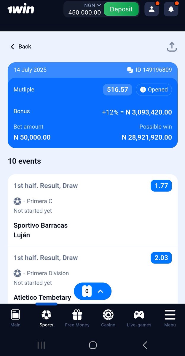 BOOM ✅✅✅✅✅✅✅✅
My best 500 odds are now live on 1Win
💥 Don’t miss out – it’s 🔥
BET CODE: 0fttOCt
👉 Register here: 1win.ng/?p=8sla
🎁 PROMO CODE: Nnaglobal
Use my code to get over 200% bonus on your first deposit! 💯
Let’s cash out together! 💸🔥