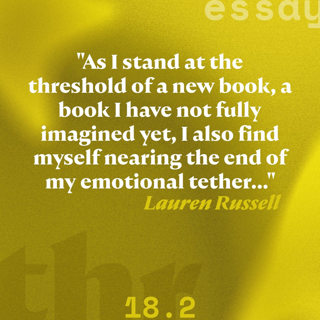 Hopkins_Review's tweet image. Start your subscription to read Lauren Russell&apos;s new essay, and more, in THR 18.2! 

hopkinsreview.com/shop