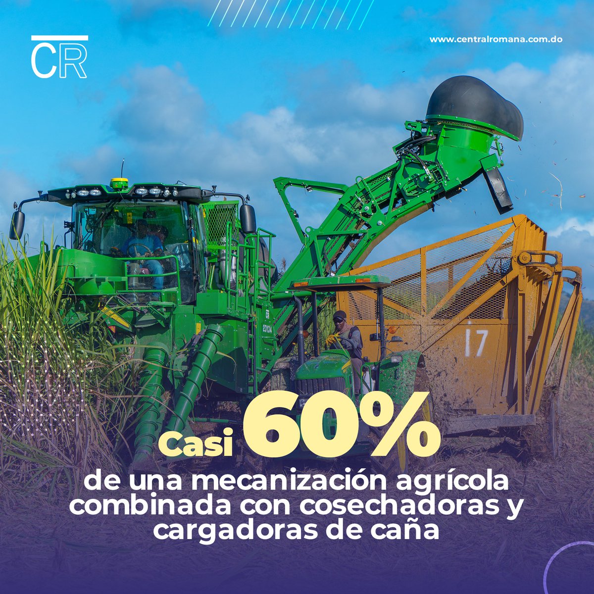 CentralRomana's tweet photo. Seguimos avanzando hacia operaciones más sostenibles y eficientes.
#CompromisoCR #FindeZafra #Bonificación #CentralRomana #CulturaCR #LaRomana https://t.co/DFR3rZ02zz