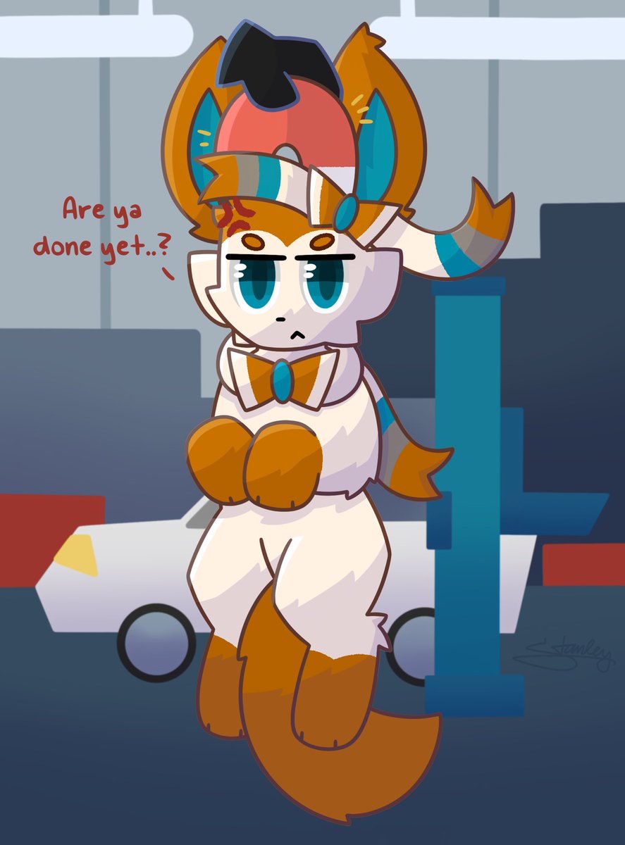 St4n_ley's tweet image. Seventh Art Fight attack on @PotatoChipFury
Thanks for letting me draw them!
#artfight #artfightteamfossils #sylveon