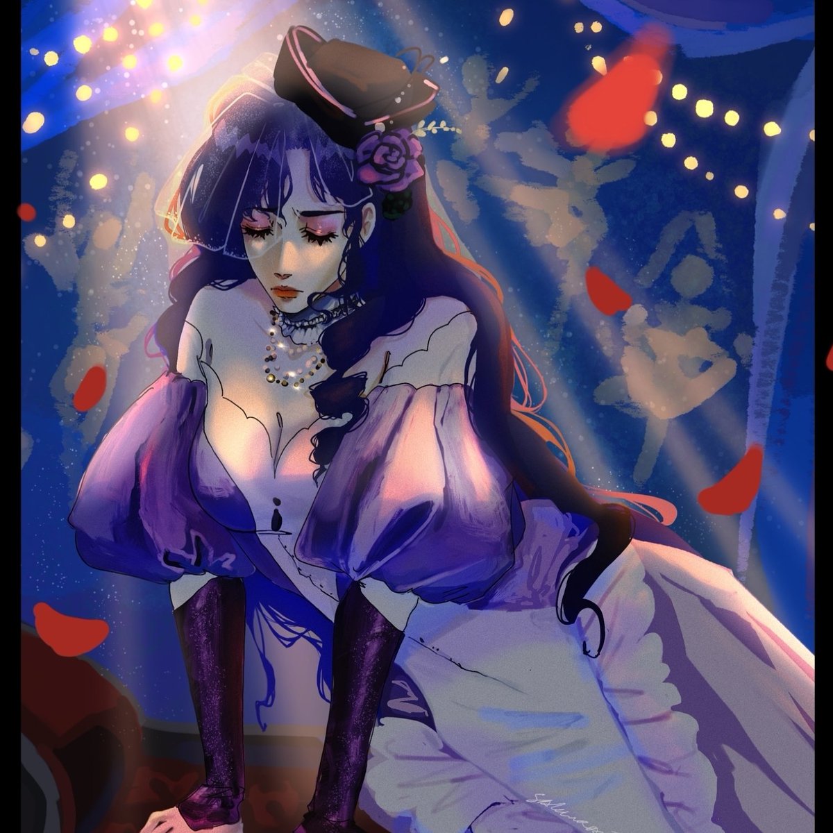 teacraty's tweet photo. 🌙🥀

#Reverse1999 #r1999 #Isolde https://t.co/cXgkQaeQnN