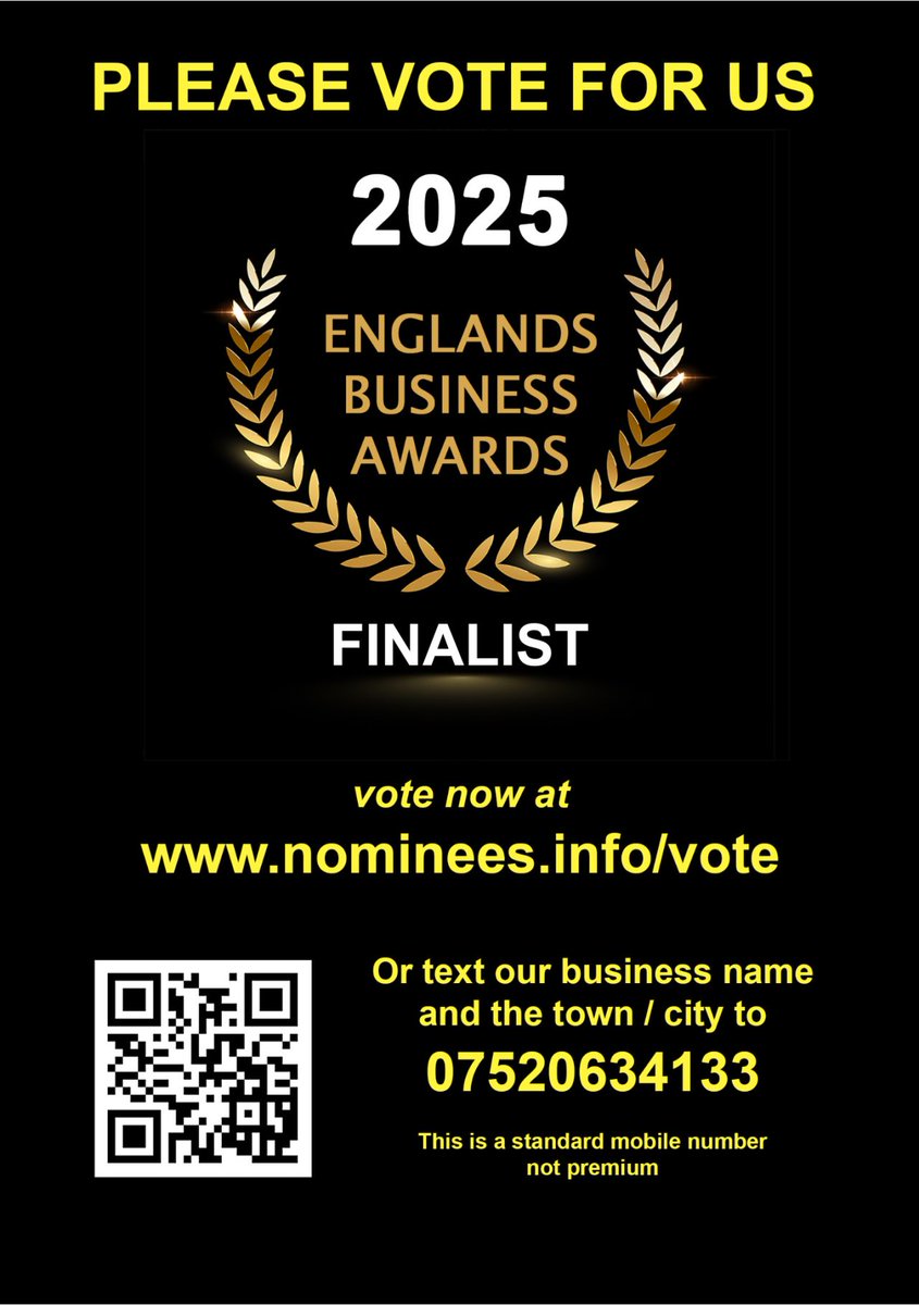We’re honoured to be nominated in the Yorkshire category of Englands Business Awards.

If we’ve made a difference to you, please vote for us - it means so much.

🗳️ Voting closes midnight 18 July.

👉 Vote here: nominees.info/vote

#WalkerFoster