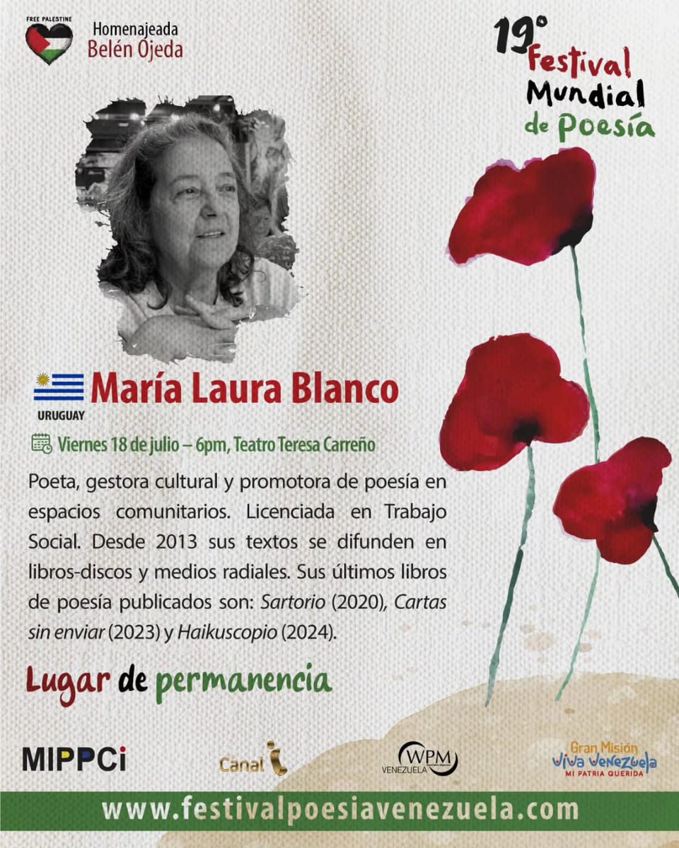 Está experiencia contará con la participación de más de 240 poetas y poetisas de todo el mundo

Viva el arte que resiste
#DeGalaPoesía2025