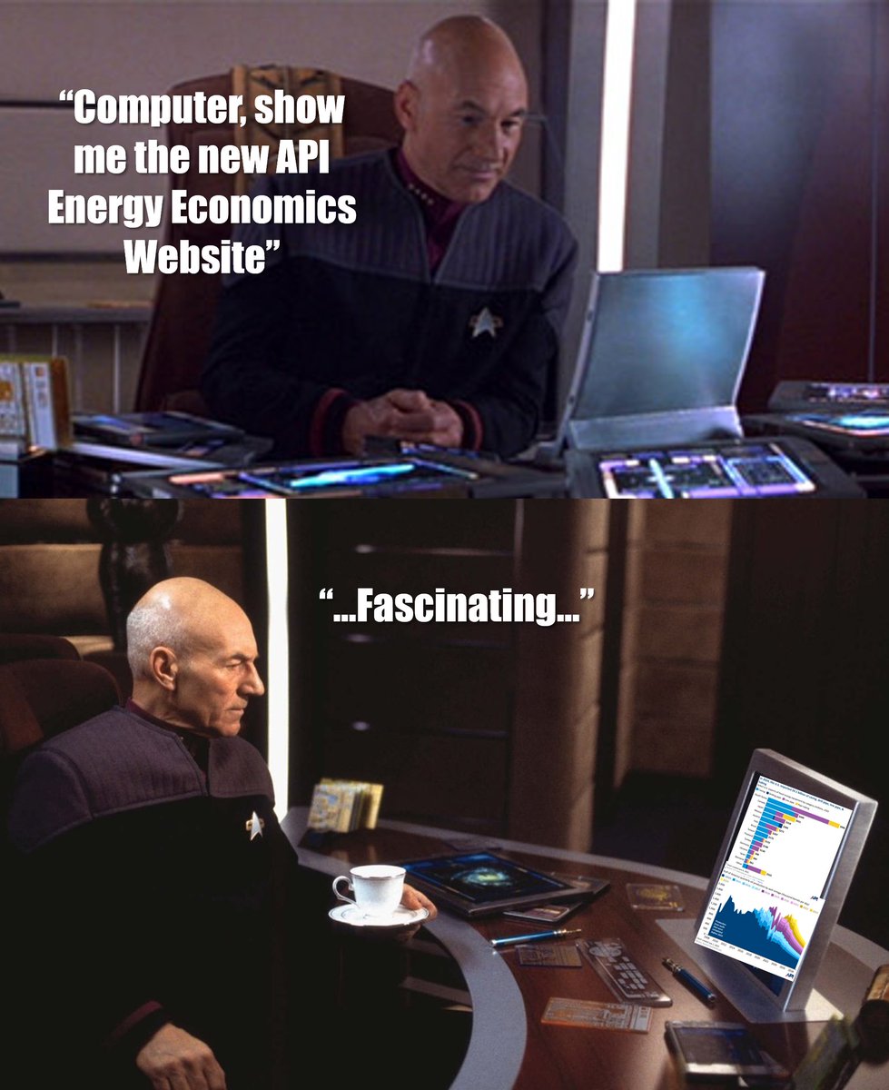 T_Mason_H's tweet image. "Engage" with @APIenergy's new Energy Economics website!
Include it as part of your morning routine and read new content while sipping hot earl grey tea.
Your "Number One" site for info and charts on the U.S. O&G industry
Click here to "Make it so": api.org/products-and-s…