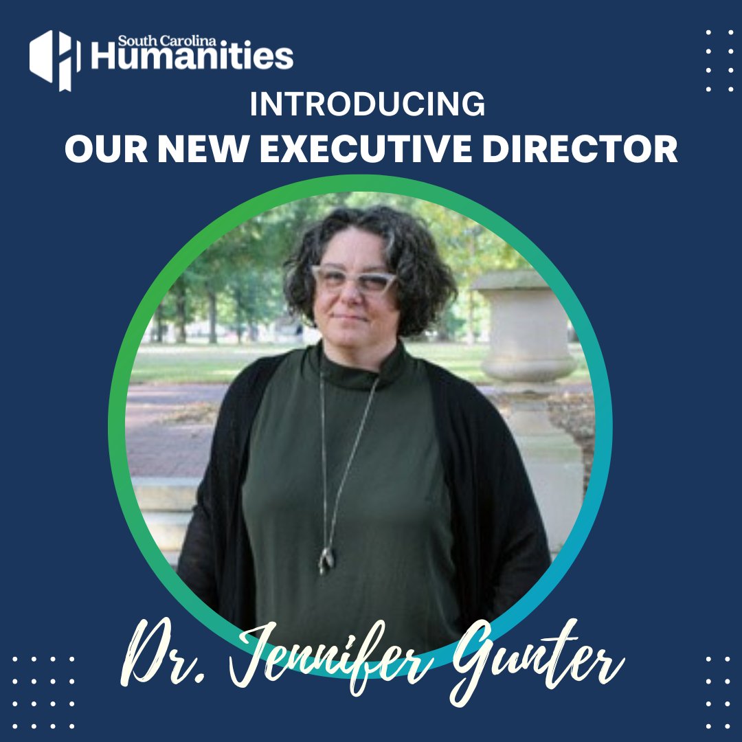 SC Humanities is thrilled to announce Dr. Jennifer Gunter as the new Executive Director! Dr. Gunter will work closely with Randy Akers over the coming weeks to ensure a smooth transition and future success. Join us in welcoming Dr. Jennifer Gunter to SCH! bit.ly/4kHHM2K