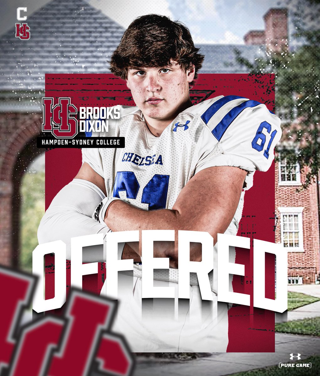 RecruitChelsea's tweet image. Congrats to @brooks_dixon61 for his offer from Hampden Sydney FB!!!!! #ChelseaMade