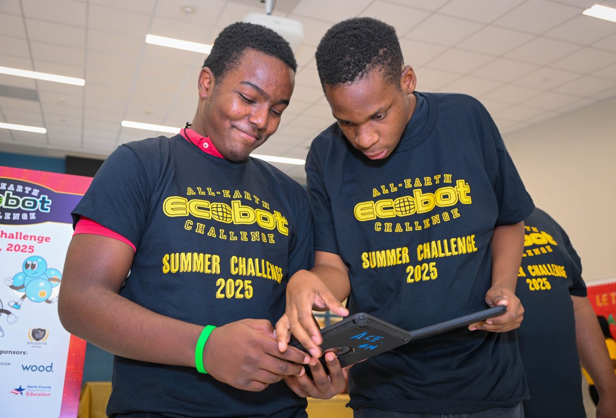Harris County Department of Education (@hcdetx) on Twitter photo ⚙️ Gears turned, robots rolled and students soared during the All-Earth Ecobot Challenge at Special Schools! Hosted by <a href="/HCDE_CASE/">CASE for Kids</a>, this STEM showdown had students coding, building and navigating LEGO robots—while practicing teamwork, patience and problem-solving. 🤖 #SeetheImpact ⚙️ Gears turned, robots rolled and students soared during the All-Earth Ecobot Challenge at Special Schools! Hosted by <a href="/HCDE_CASE/">CASE for Kids</a>, this STEM showdown had students coding, building and navigating LEGO robots—while practicing teamwork, patience and problem-solving. 🤖 #SeetheImpact