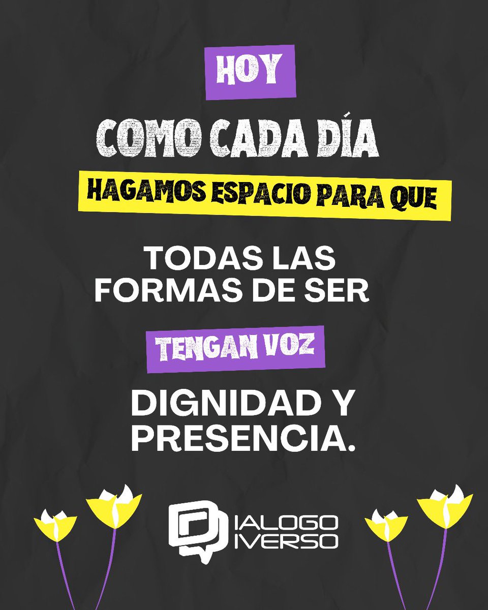 🟨 14 de julio | Día de la Visibilidad No Binaria
No todo es rosa o azul.
Existir fuera del binario también es ser.
Hoy nombramos, reconocemos y exigimos espacio para todas las identidades.

#DíaDeLaVisibilidadNoBinaria #IdentidadesNoBinarias #14DeJulio