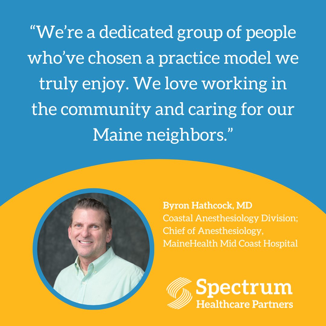 Join a dynamic team where your expertise is valued and your growth is supported. Be part of a community that's shaping the future of healthcare in coastal Maine.

Ready to explore your next opportunity? pulse.ly/xokfniav9f

#Anesthesiology #PhysicianCareers #Maine