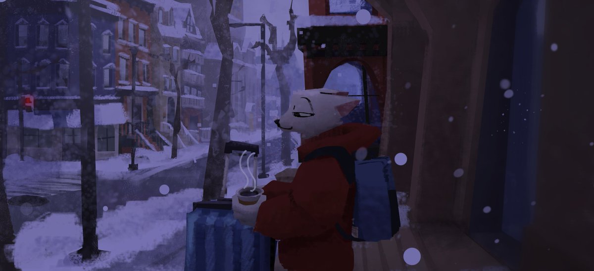 cfoxxxo's tweet image. A tourist’s early morning
#furryart