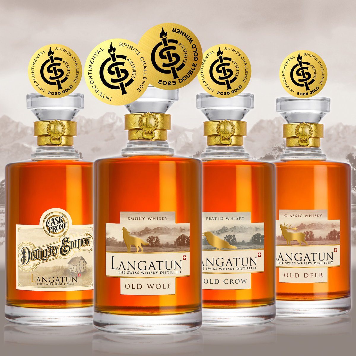Five Golds for Langatun Swiss Single Malt Whisky in the Intercontinental Spirits Challenge! 
For the results in full check out: interspiritchallenge.com/results-press-…