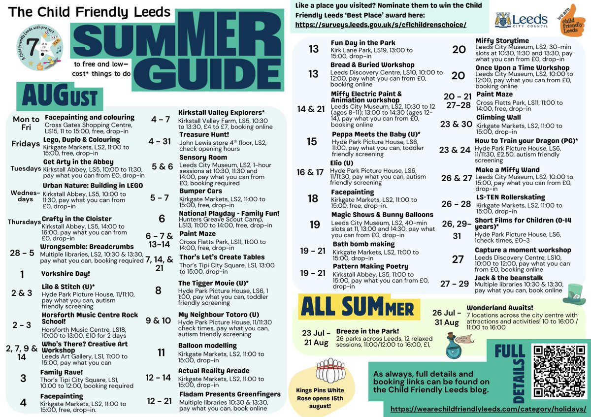 Cllr Jane Dowson (@cllrjanedowson) on Twitter photo Great things for children to do in Leeds this Summer-Free, Pay as you feel, and Low Cost. <a href="/ChapelAToday/">Chapel A Today</a> <a href="/ca_spaces/">caspaces</a> <a href="/Child_Leeds/">Child Friendly Leeds</a> <a href="/brackenedge/">Bracken Edge Primary School</a> <a href="/StainbeckURC/">Stainbeck United Reformed Church</a> <a href="/RJCDance/">RJC Dance</a> <a href="/MeanwoodFarm/">Meanwood Farm</a> Great things for children to do in Leeds this Summer-Free, Pay as you feel, and Low Cost. <a href="/ChapelAToday/">Chapel A Today</a> <a href="/ca_spaces/">caspaces</a> <a href="/Child_Leeds/">Child Friendly Leeds</a> <a href="/brackenedge/">Bracken Edge Primary School</a> <a href="/StainbeckURC/">Stainbeck United Reformed Church</a> <a href="/RJCDance/">RJC Dance</a> <a href="/MeanwoodFarm/">Meanwood Farm</a>