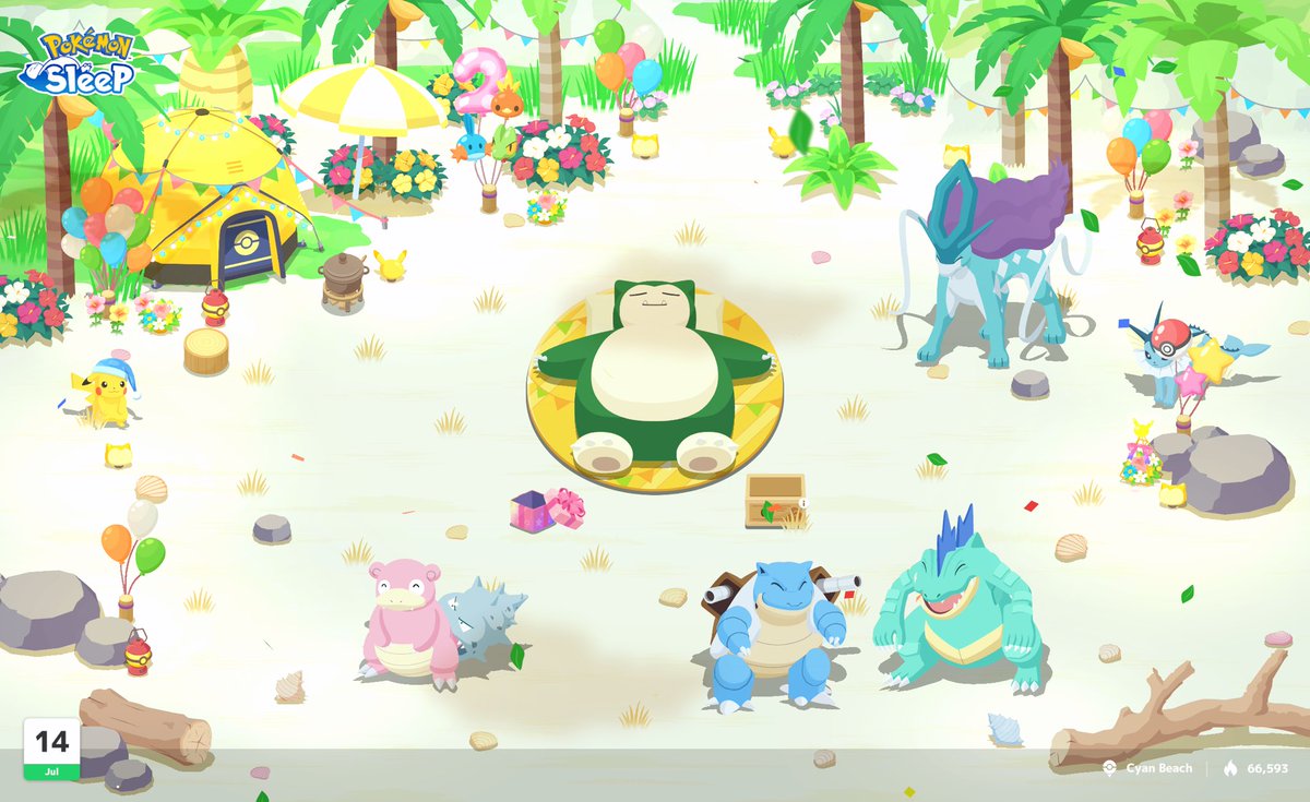 SmittyRC's tweet photo. When I woke up #PokemonSleep2nd was underway and I learned of a new photo mode which I’ll be taking advantage of. https://t.co/WPtGsiwRGP