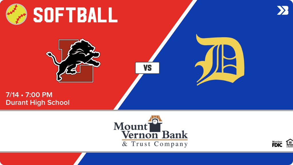 Softball (Varsity) Game Day! - Check out the event preview for the The Lisbon Lions vs The Durant Wildcats. It starts at 7:00 PM and is at Durant High School. gobound.com/ia/ighsau/soft…