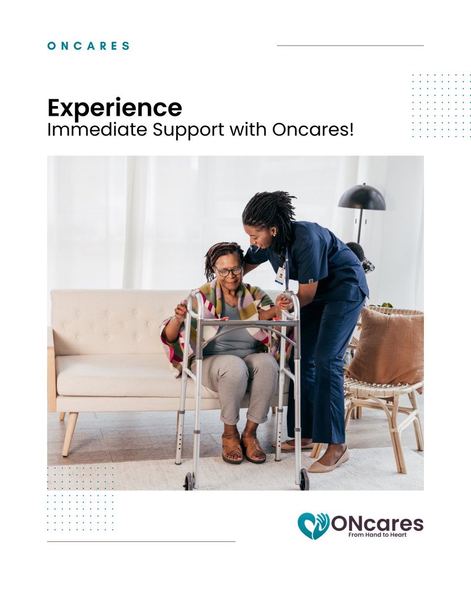 oncares_ca's tweet image. At Oncares Home Care and Nursing Services, immediate support is our promise.

Reach out to us at oncares.ca now to learn more about our services!

#ImmediateSupport #Caregivers #Oncares #SeniorCare #HomeNursing #TorontoCare #CompassionateAssistance #ElderlySupport