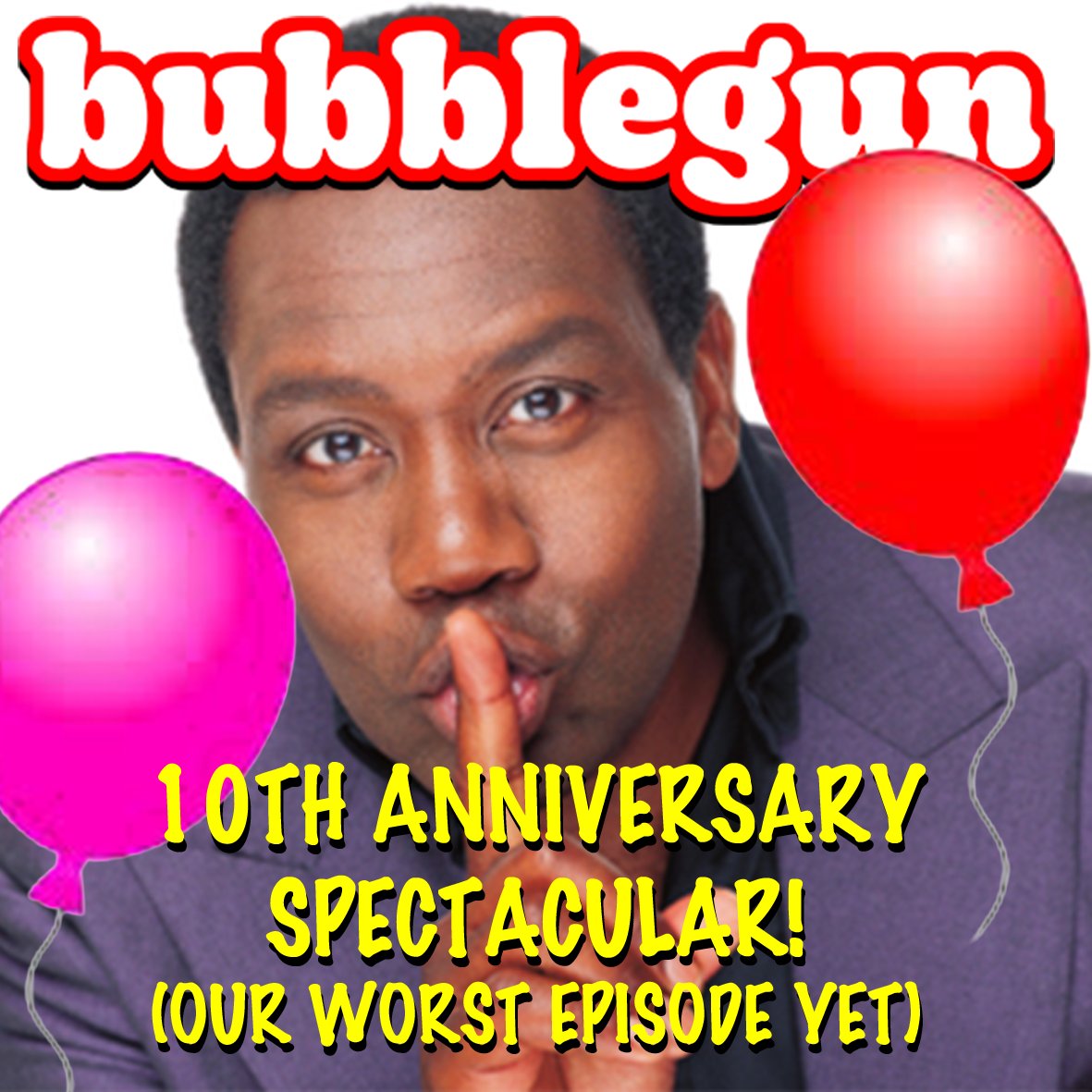 mrbiffo's tweet image. In our celebratory 10th anniversary special, the non-award-winning Bubblegun presents our most tangential ep yet. Sanja presents a new format, and we stay on that for approximately five seconds before Biffo stars name-dropping! Find it everywhere. shows.acast.com/bubblegun/epis…