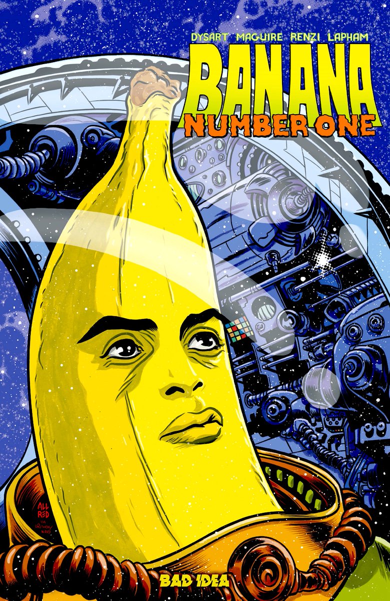 badideahello's tweet image. We Answer All Your BANANA NUMBER ONE #1 Questions Inside -- PLUS: New Art!
Welcome to the most important banana-related document you’ll read today -- THE BANANA NUMBER ONE #1 FAQ.
Q: What is BANANA NUMBER ONE #1?
A: In partnership with ComicTom101, BAD IDEA has created a…
