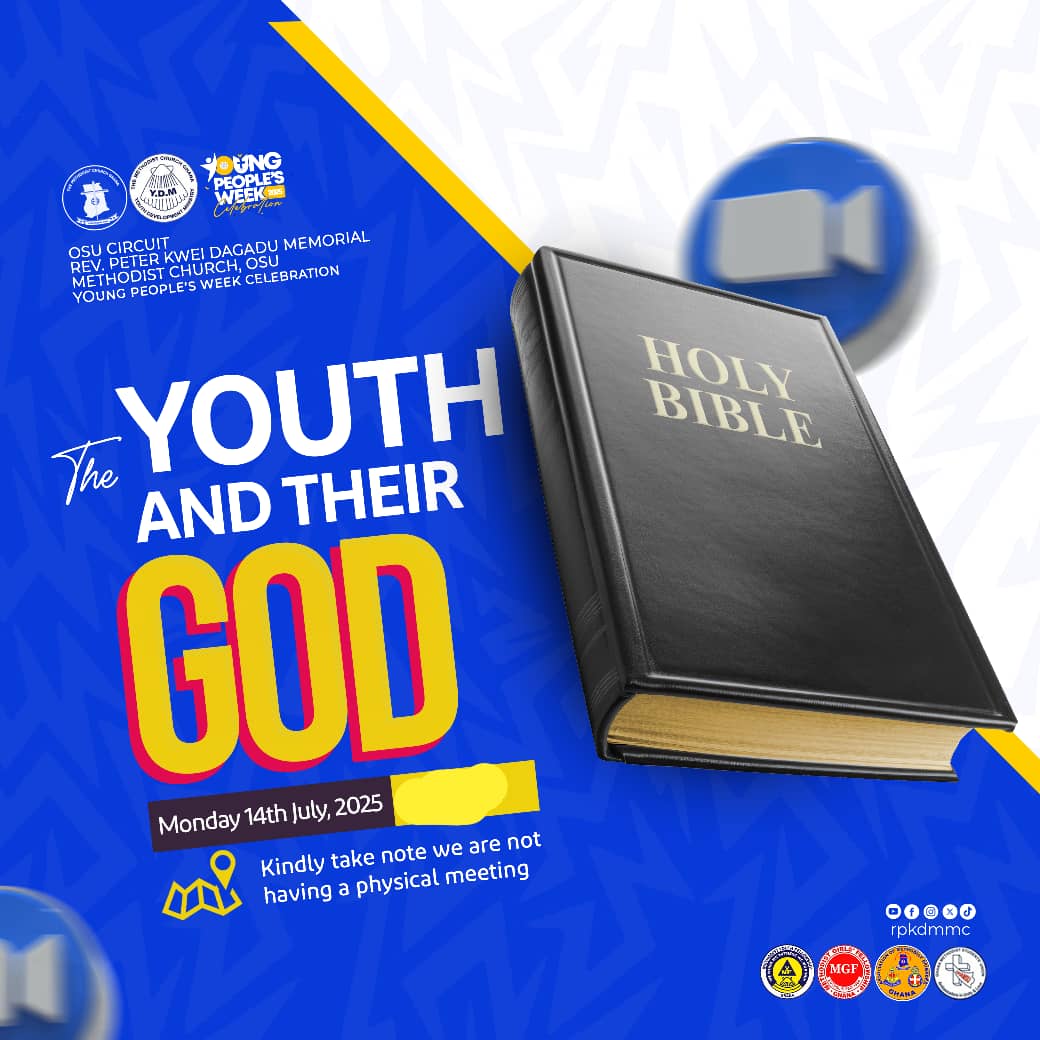 rpkdmmc's tweet photo. RPKDMMC is inviting you to a scheduled Zoom meeting.

Topic: YOUNG PEOPLE'S WEEK CELEBRATION - (THE YOUNG AND THEIR GOD)
Time: Jul 14, 2025 06:30 PM Africa/Accra
Join Zoom Meeting
https://t.co/xdQsGIeq4s

Meeting ID: 848 7526 7335
Passcode: 483721 https://t.co/ccE1Yqe0ID