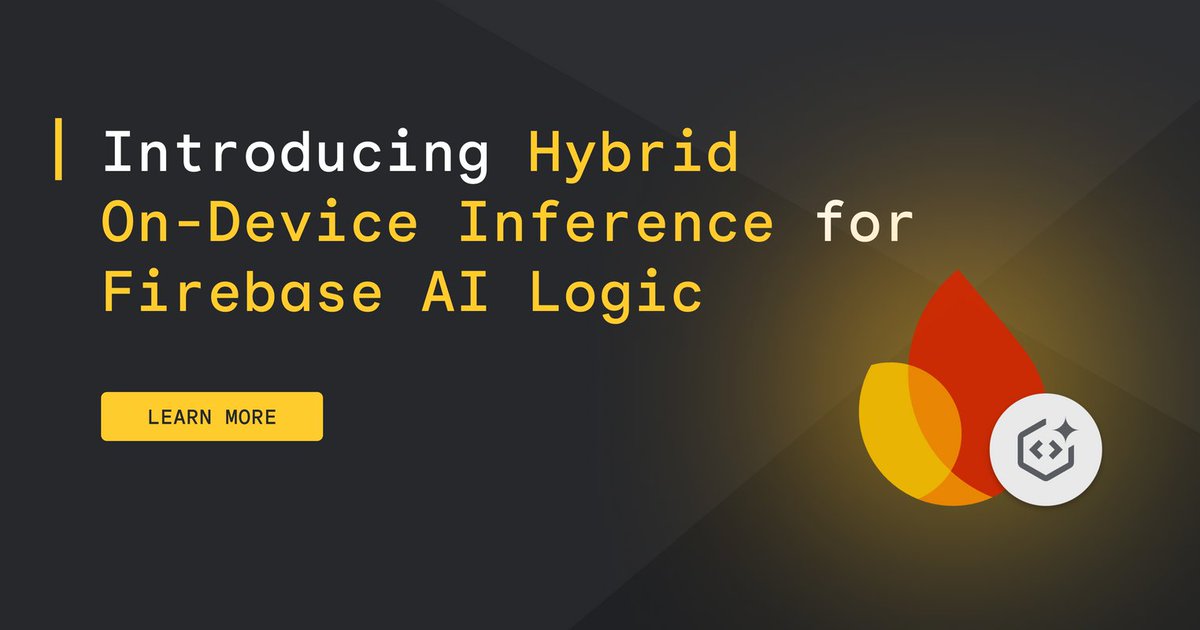We recently announced a new experimental feature in the Firebase AI Logic client SDK for Web: hybrid on-device inference.

This hybrid approach helps you enhance privacy and offer offline availability for your AI features. 💯

Try it in this interactive demo →