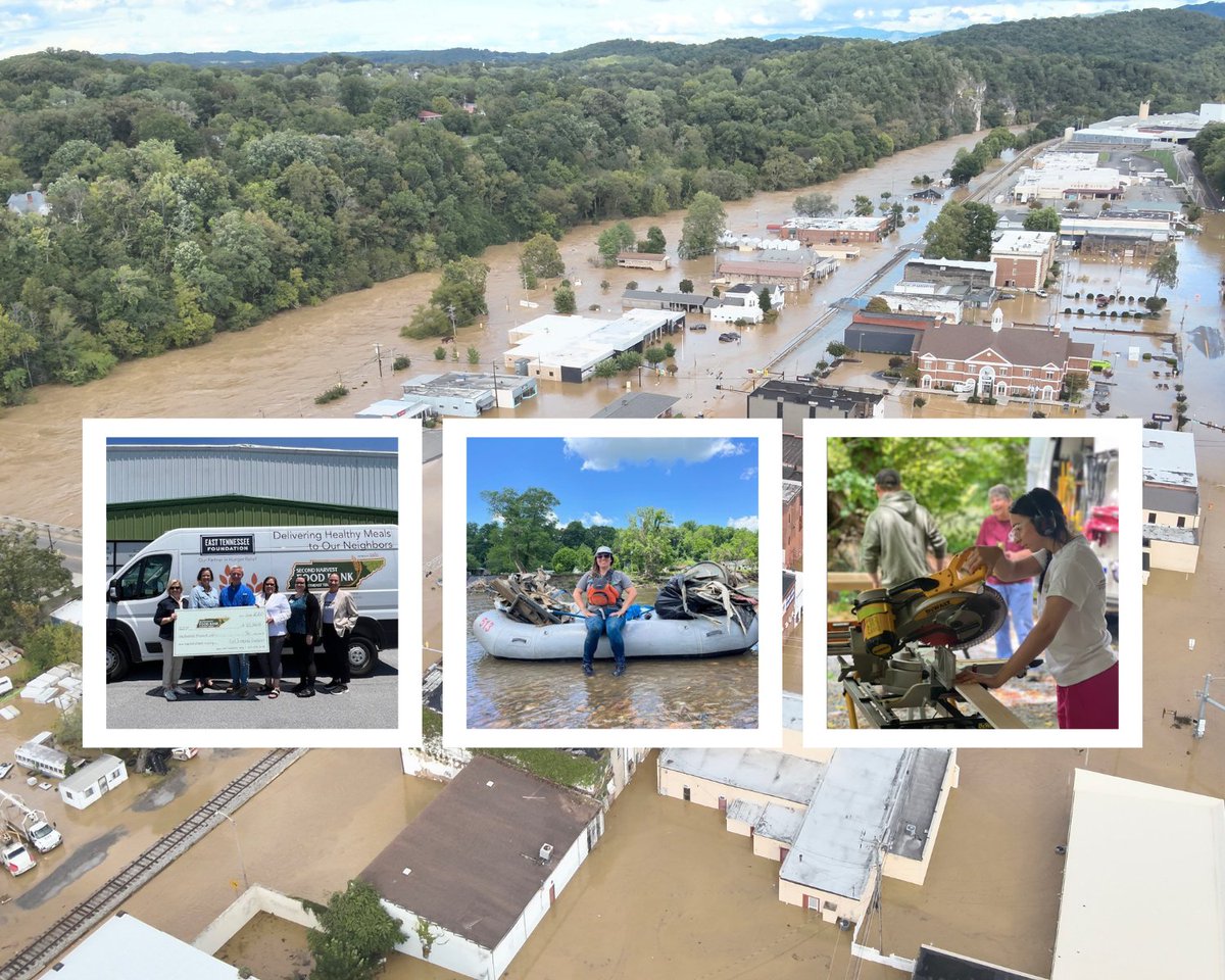 Community Foundation Awareness Initiative (@commfoundations) on Twitter photo When Hurricane Helene struck the southeastern U.S. last summer, the East Tennessee Foundation sprung into action supporting groups on the ground like <a href="/SecondHarvestET/">Second Harvest Food Bank of East TN</a>.
Learn more about their Neighbor to Neighbor Disaster Relief Fund.
commfoundations.com/blog/2025/7/14… When Hurricane Helene struck the southeastern U.S. last summer, the East Tennessee Foundation sprung into action supporting groups on the ground like <a href="/SecondHarvestET/">Second Harvest Food Bank of East TN</a>.
Learn more about their Neighbor to Neighbor Disaster Relief Fund.
commfoundations.com/blog/2025/7/14…