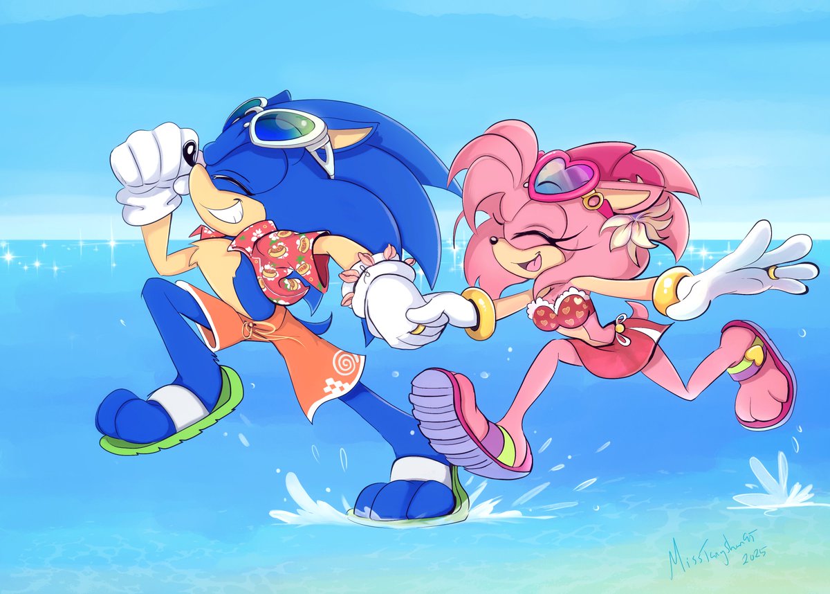 A Dream Come True  🐚🌊🏖️

#SonAmy