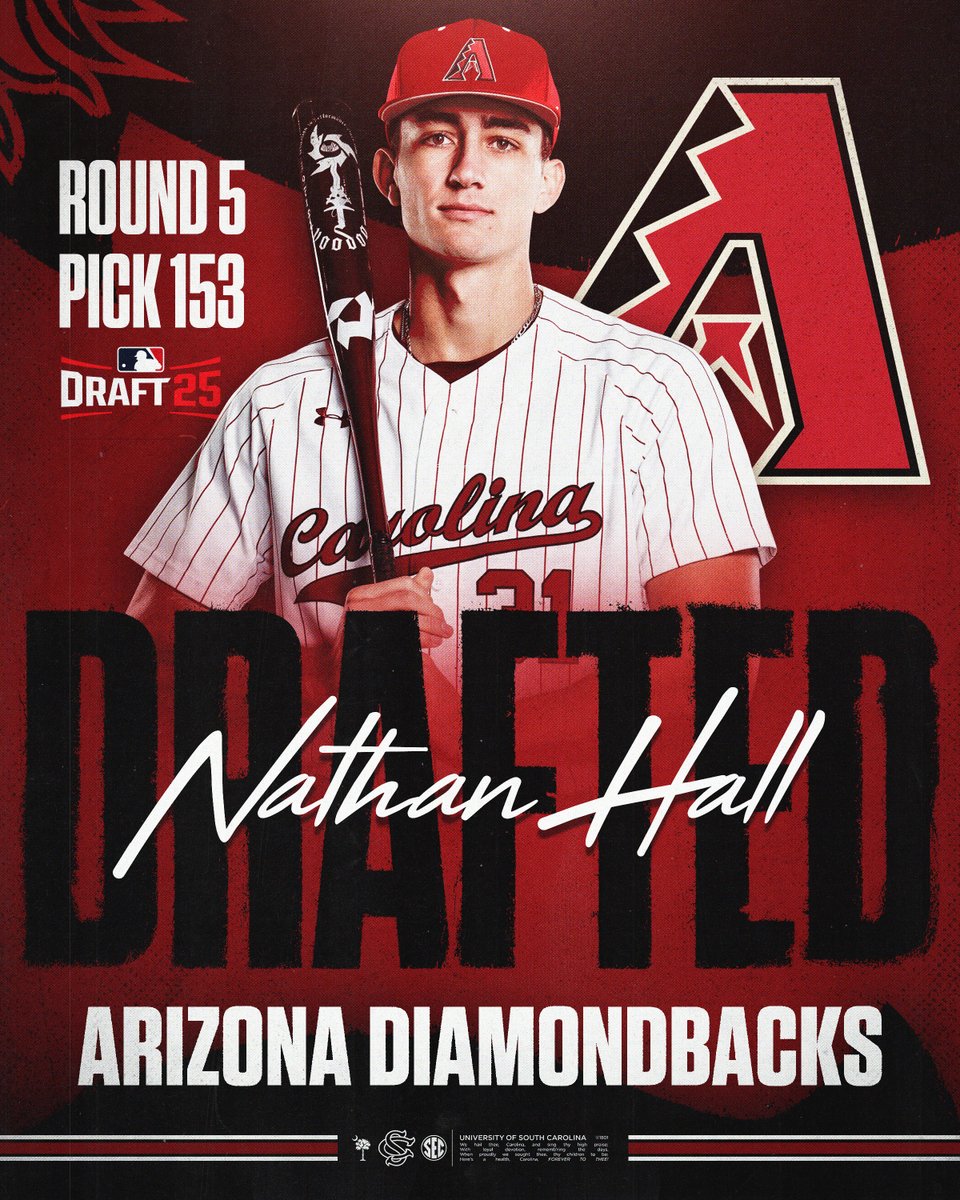 Hall heading to the Diamondbacks

#Gamecocks | <a href="/MLBDraft/">MLB Draft</a>