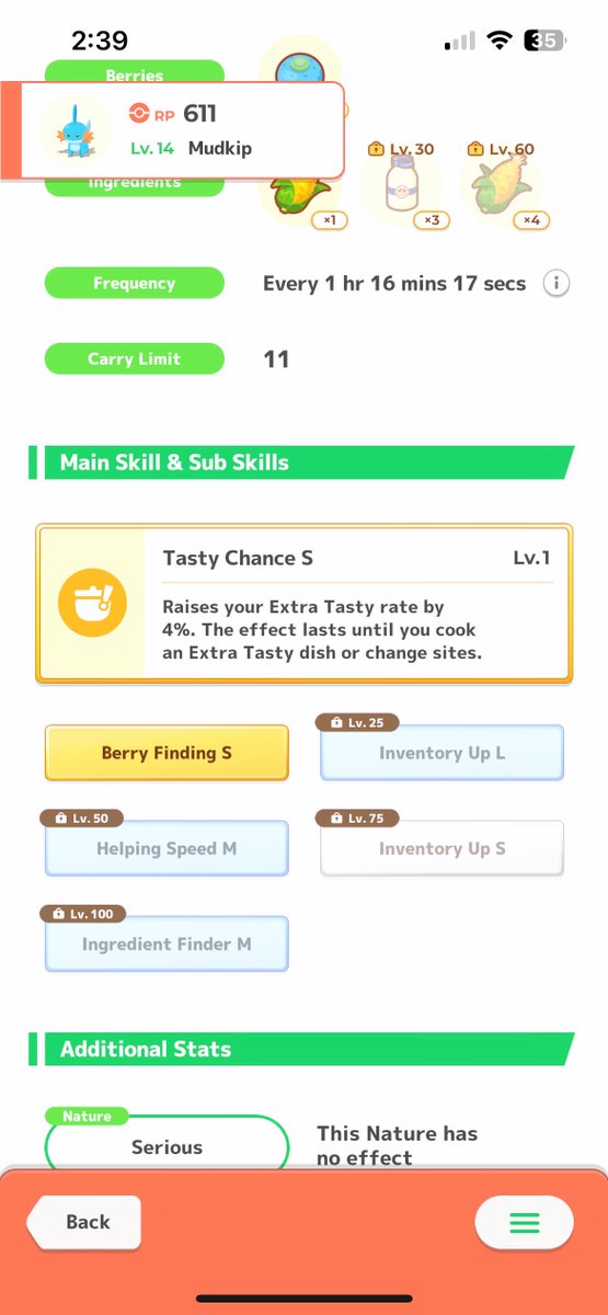 #PokemonSleep2nd sorry im addicted to this game lol but enjoy this mudkip i got i guess